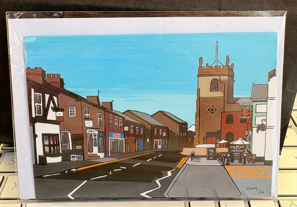 Holmes Chapel Village Card Local Artist Laura Millar