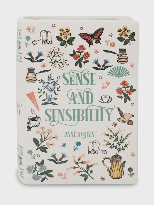 Sense and Sensibility Book Vase