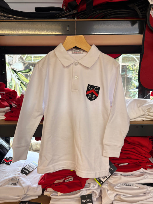 Goostrey NEW Long Sleeve White Polo