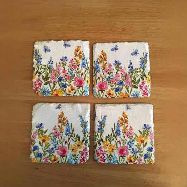 Make a set of 4 Spring Coasters - Wednesday 4th March 11am-1pm