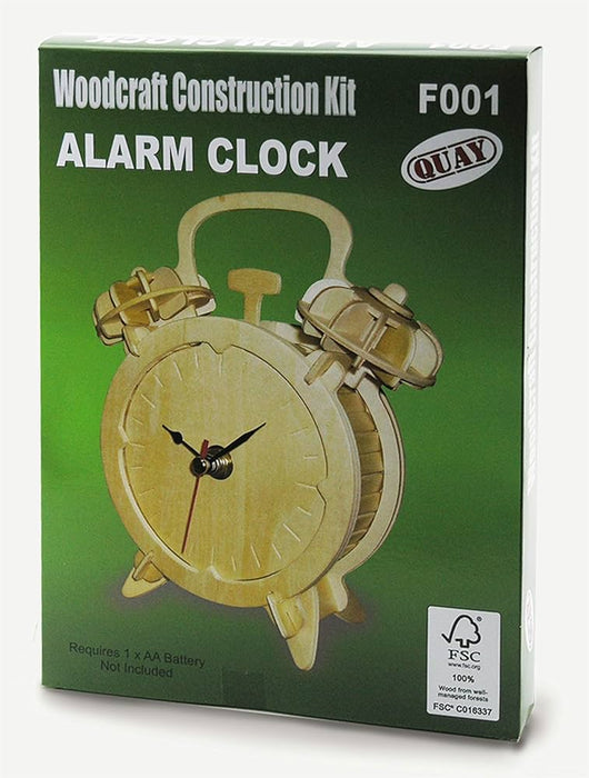 Woodcraft Kit - Alarm Clock F001
