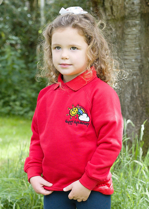Happy Days Sweatshirt Red