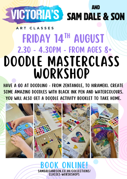 Doodle Art Masterclass - Friday 14th August 2:30-4:30