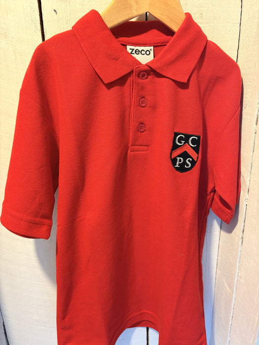 Goostrey Polo with logo - Red