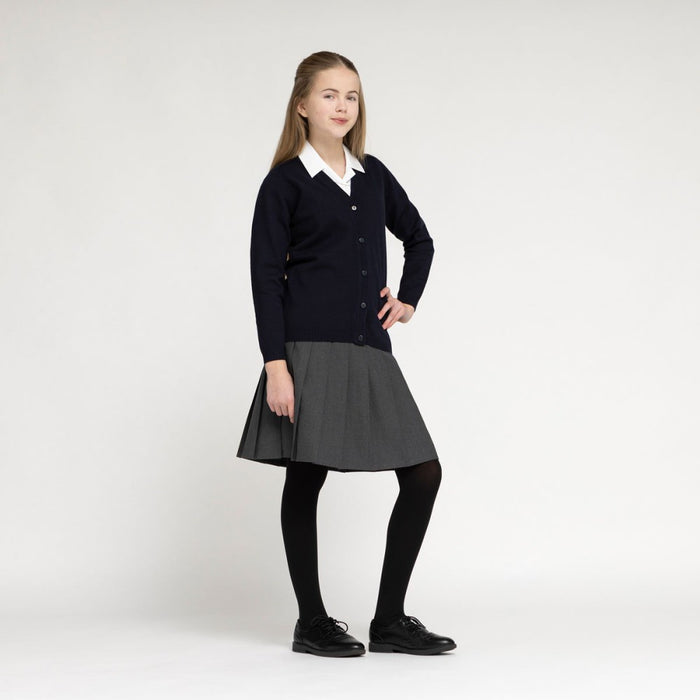 Lower Peover Knitted Cardigan with Logo