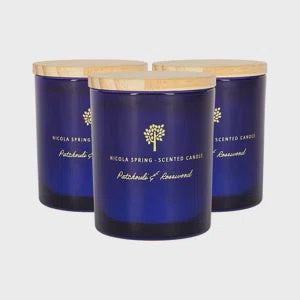 Nicola Spring Scented Candle - Patchouli & Rosewood