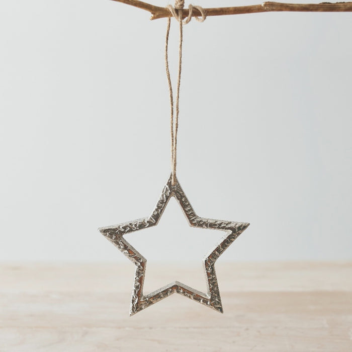 Hanging Metal Star 10cm