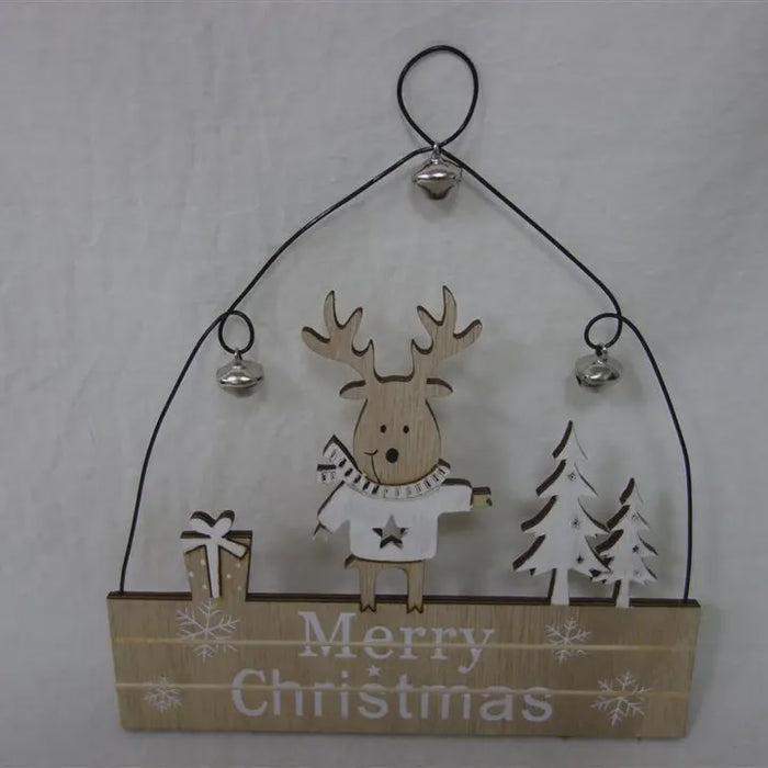 Reindeer Merry Christmas sign
