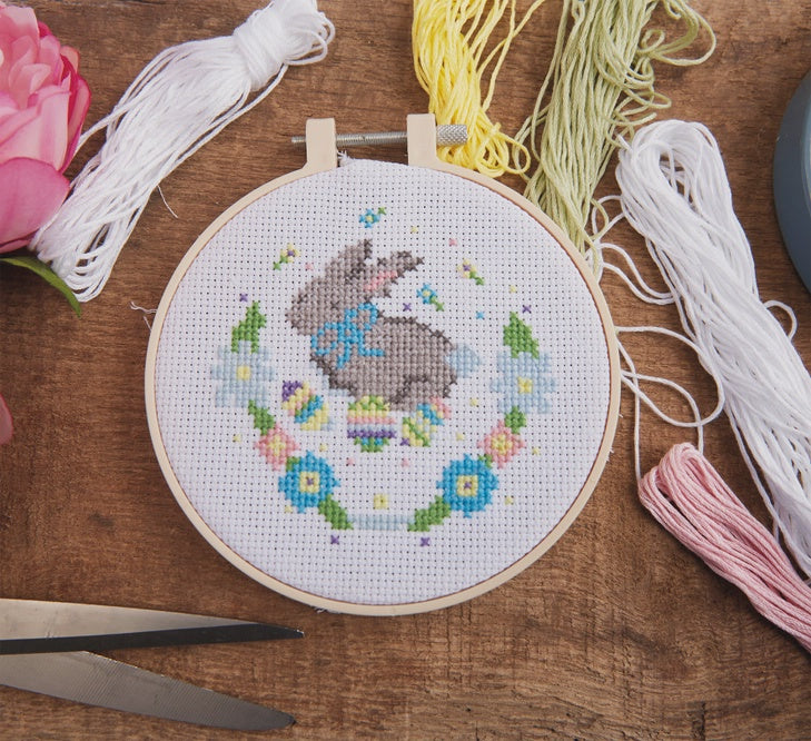 Simply Make Cross Stitch Craft Kit - Bunny Design