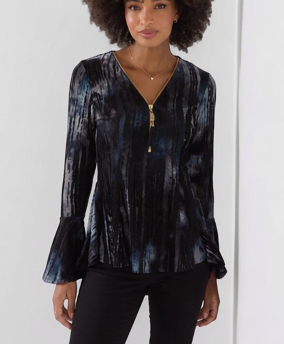 Remarkable Zip Front Top