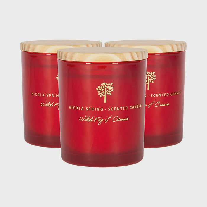 Nicola Spring Scented Candle - Wild Fig & Cassis