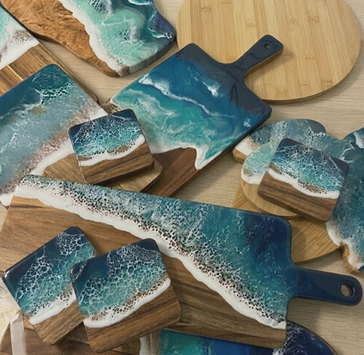 Resin Cheeseboard and Coaster Workshop - Saturday 20th June