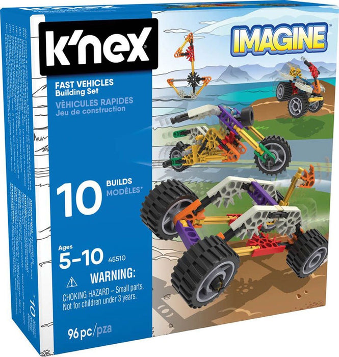 Knex Beginner  fast vehicles Building set