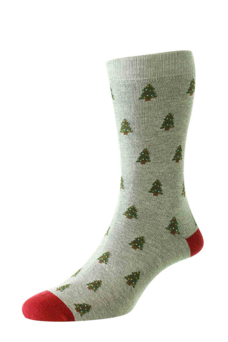 HJ36 Christmas Tree Scene Socks