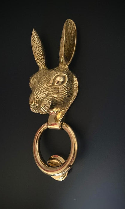 Brass Hare Door Knocker
