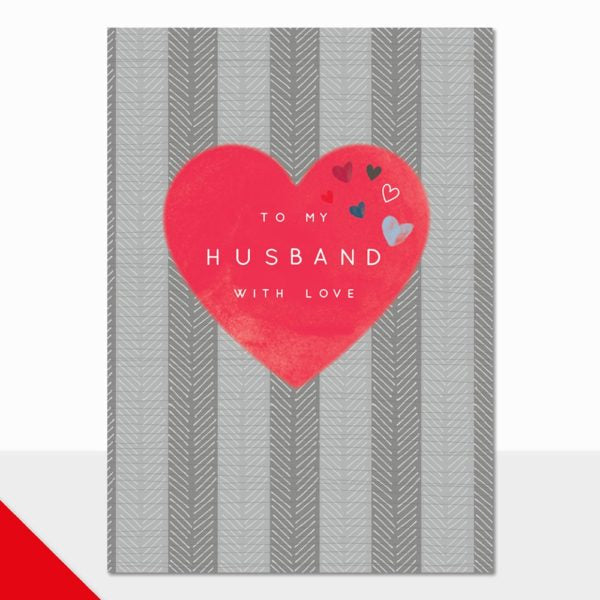 To my Husband greetings card