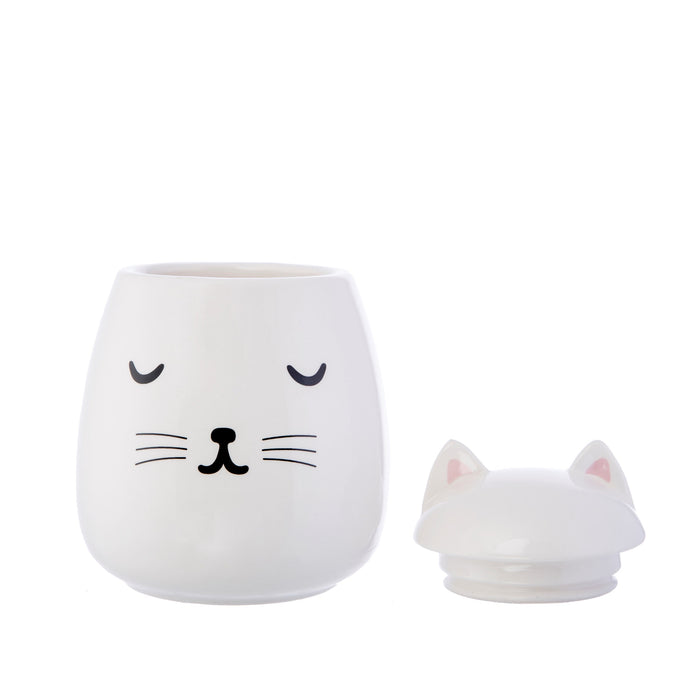 Cutie cat storage jar