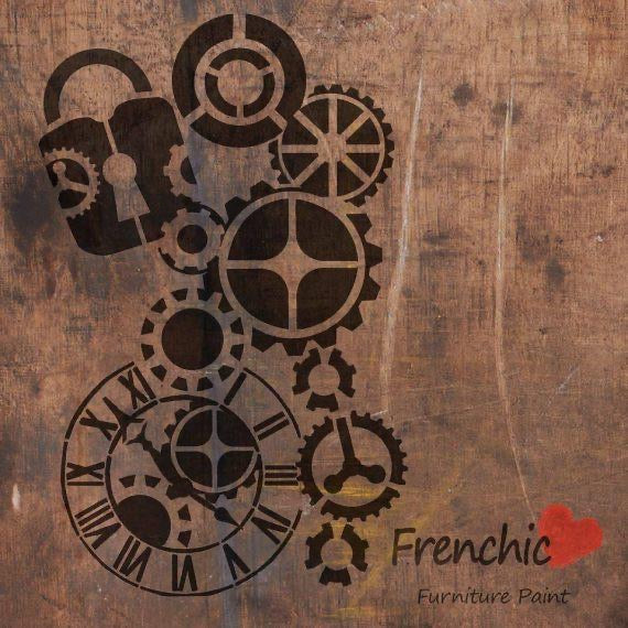 Frenchic Steam Punk Stencil