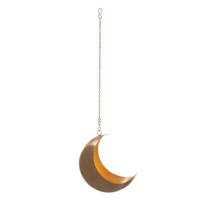 Celestial moon hanging planter