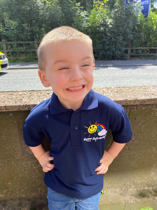 Happy Days Polo Shirt Navy