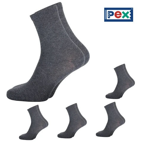 Charcoal Award 3pk Short Socks size 6-8 1/2
