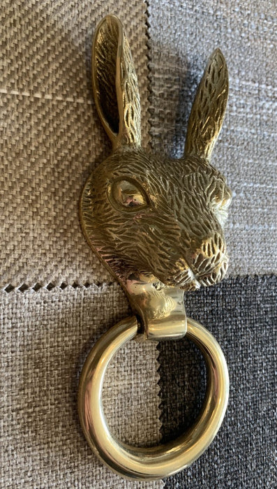 Brass Hare Door Knocker