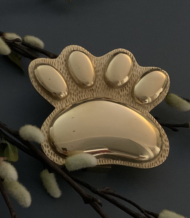 Brass Paw Door Knocker - Brass finish