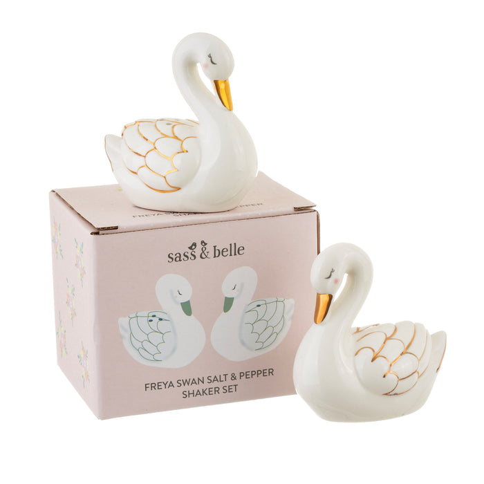 Freya swan salt and pepper shaker