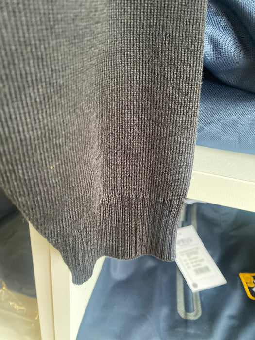 V Neck Pullover 50/50 - Black HCCS Jumper