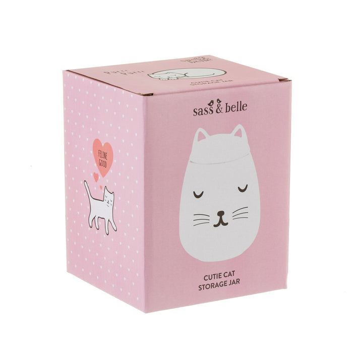 Cutie cat storage jar