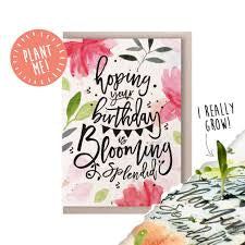 Blooming splendid birthday