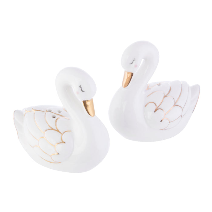 Freya swan salt and pepper shaker