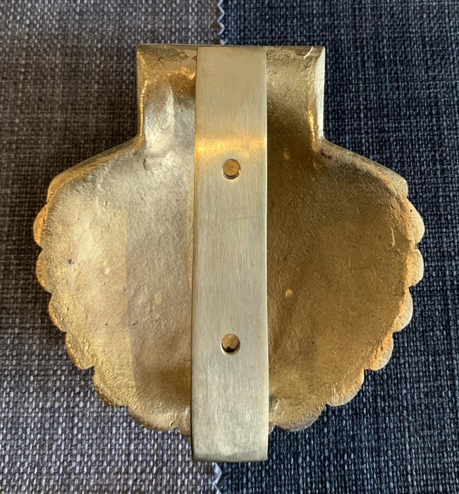 Brass Shell Door Knocker - Brass Finish