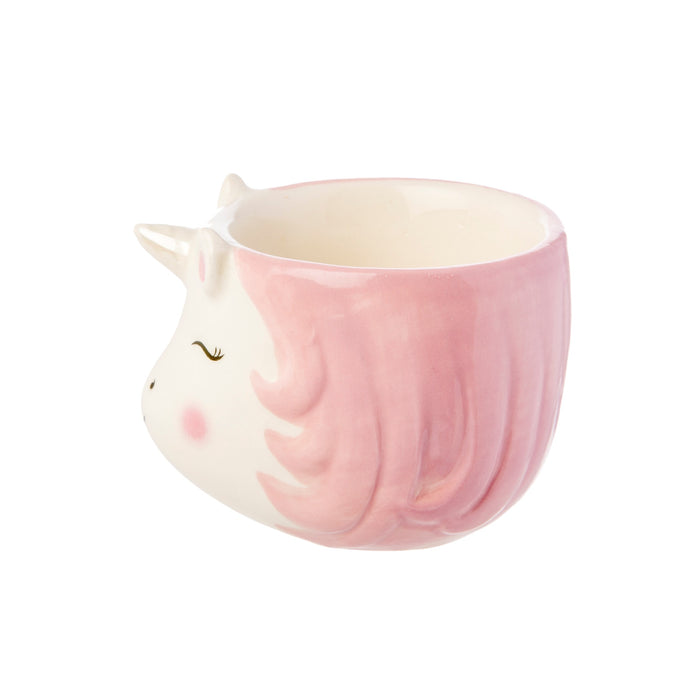 Rainbow unicorn egg cup
